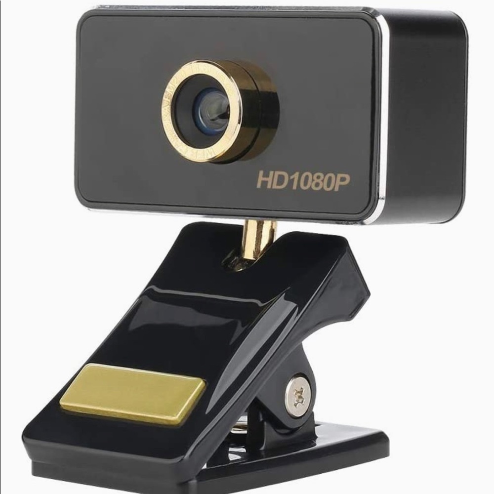 1080P Webcam with Microphone/ USB plug and play with,360 Degree Rotation